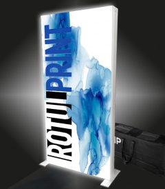 Totem textil transportable led